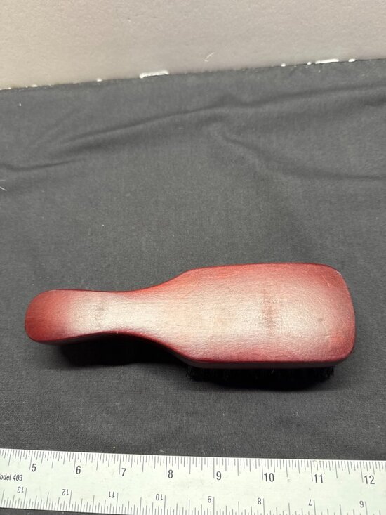 Goody Wooden Boar Handle Hair Brush With Black Bristles 8.5 Inches Long